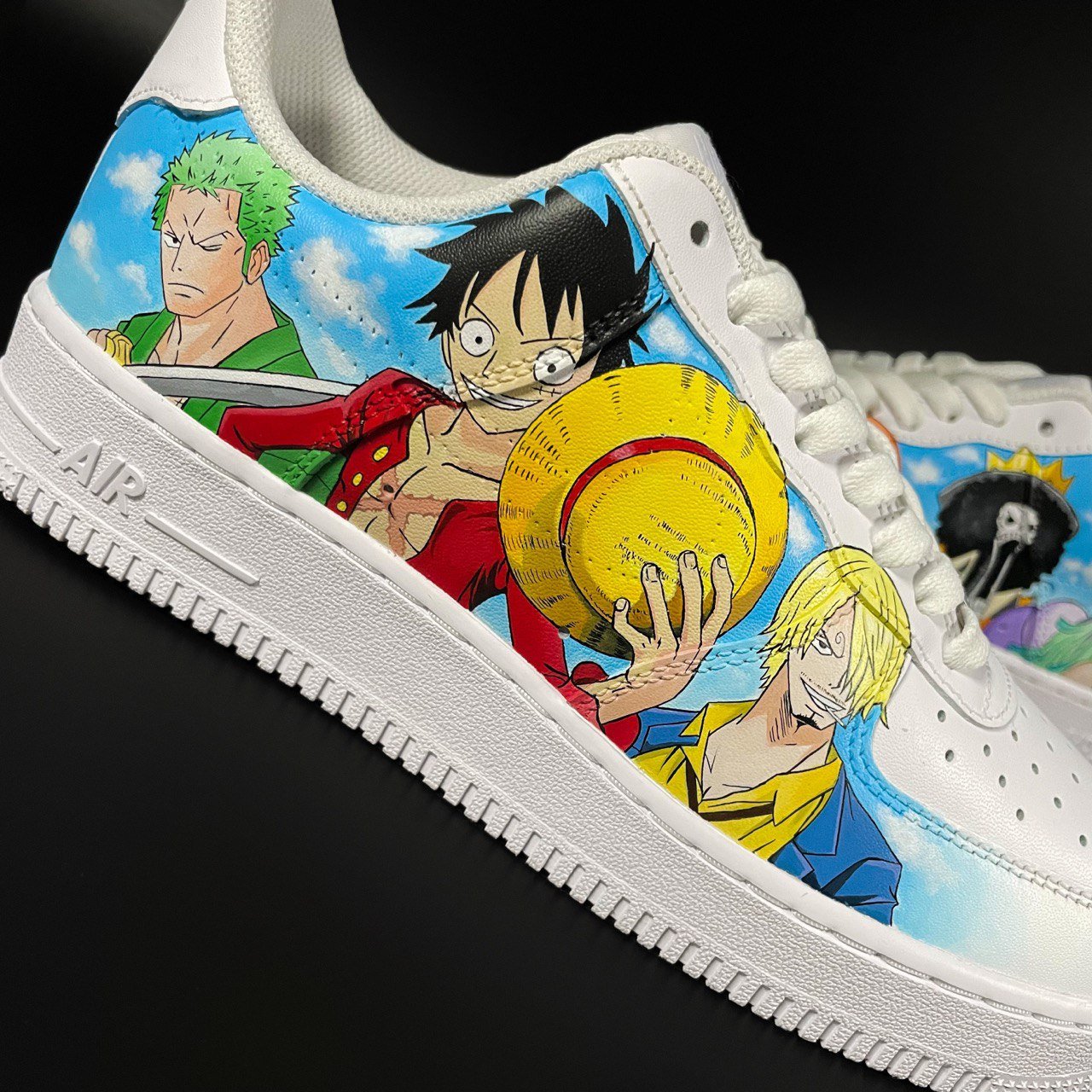 Zoro and Luffy Sneakers Custom Anime One Piece Shoes  Gear Anime  Luffy One  piece anime Zoro